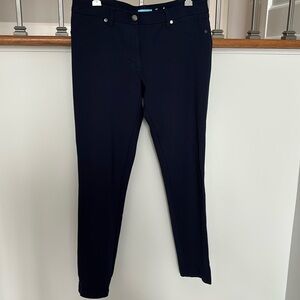 J McLaughlin navy stretchy Becca pants size 6